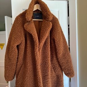 Lucky Brand Faux Fur "Teddy Bear" Coat